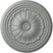 Ekena Millwork Alexa Ceiling Medallion (Fits Canopies up to 2 7/8"), 20 1/2"OD x 1 7/8"P, Primed White CM20AL - alternate 1